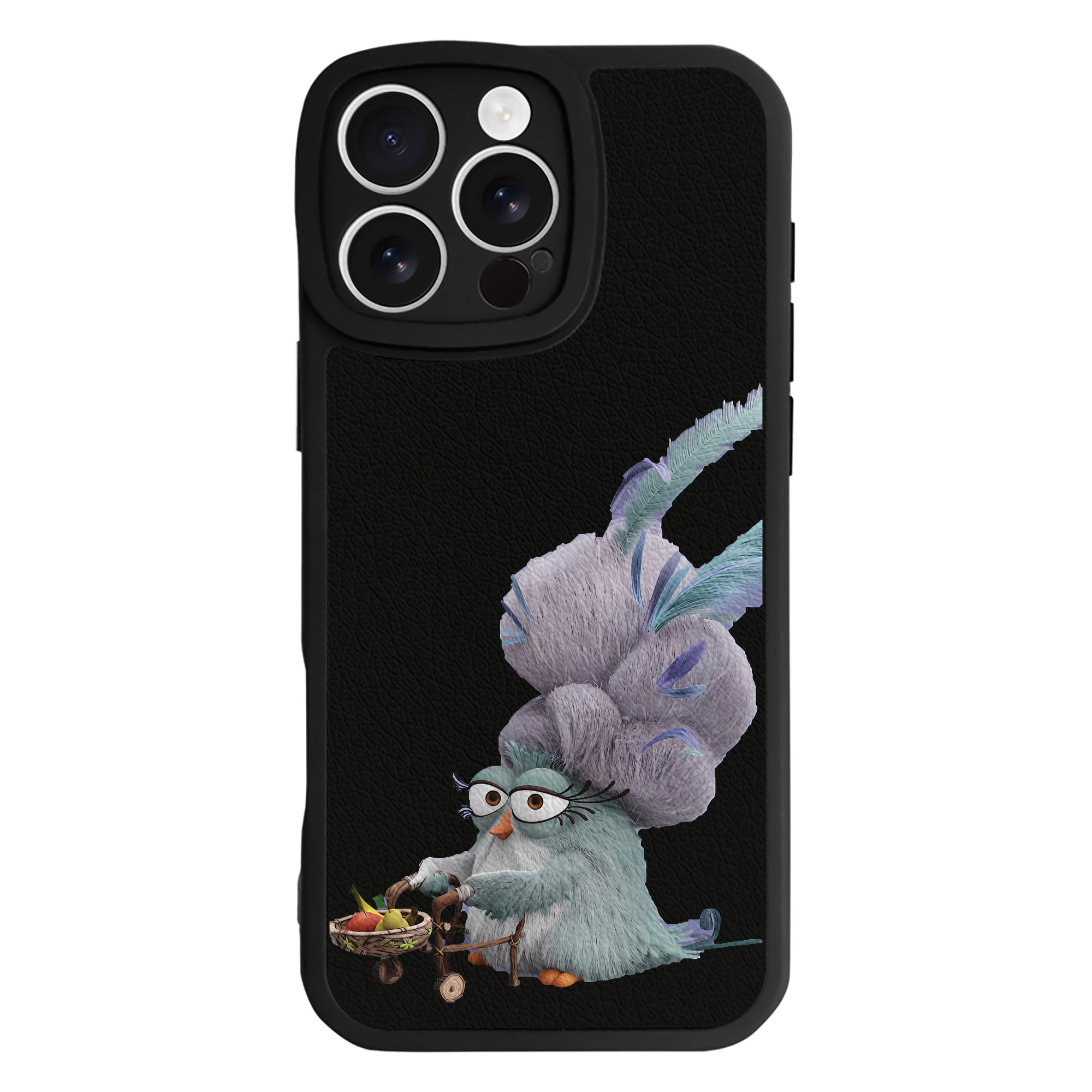 （画像用） Angry Birds アングリーバード 【iPhone 16シリーズ対応】シリコンスマホケース（レザー調） 材質：シリコン